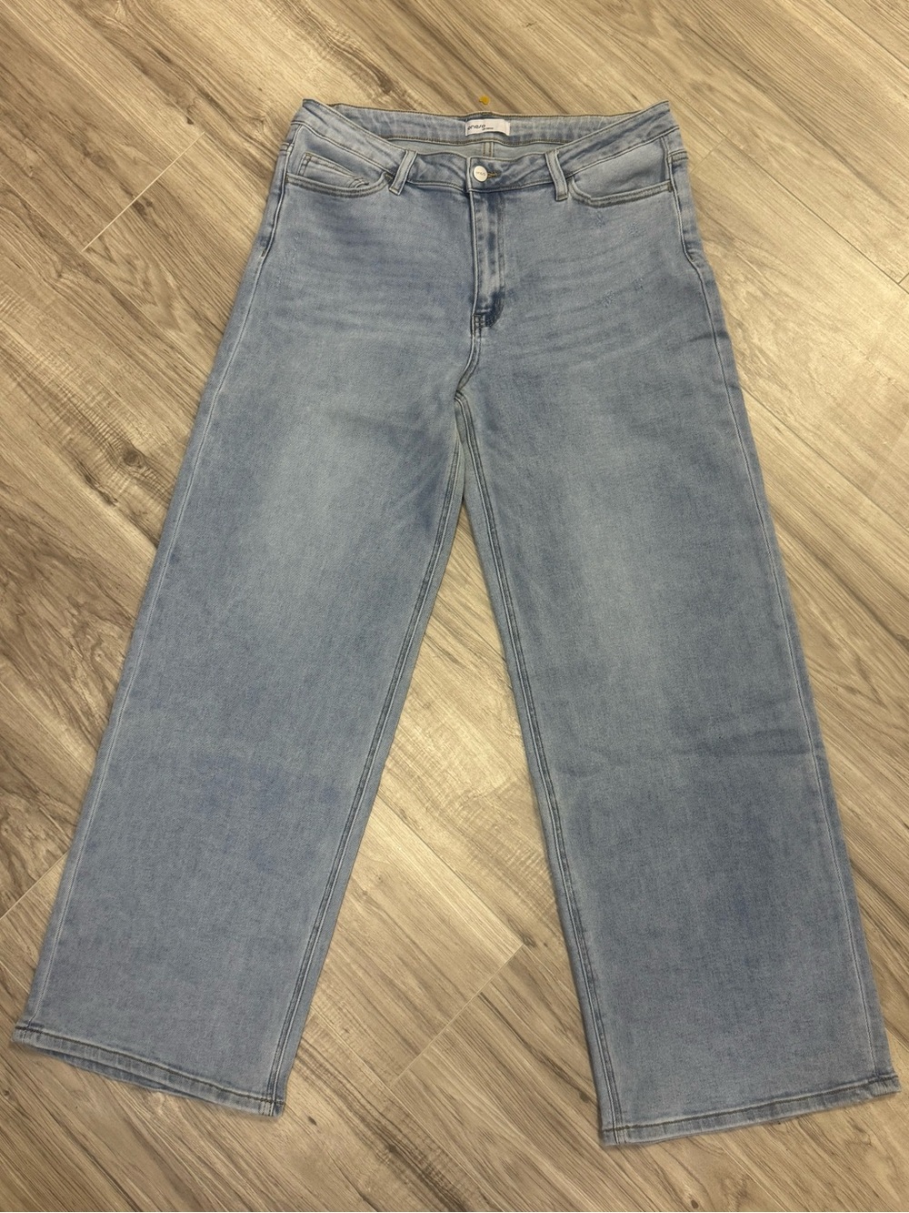 Oneso Light‎ Blue Wide-Leg High-Rise Jeans — Women's Wide Leg